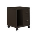 Monarch Specialties Office, File Cabinet, Printer Cart, Rolling File Cabinet, Mobile, Storage, Work, Laminate, Brown I 7004